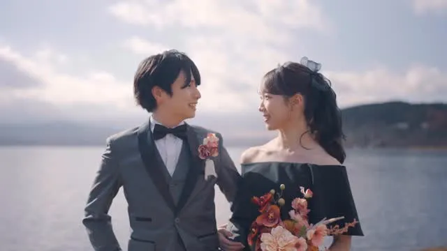 秋の湖で撮影した結婚式オープニングムービー🫧撮影をご希望の方...
